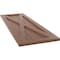 Ekena Millwork True Fit PVC Single X-Board Farmhouse Fixed Mount Shutters, Burnt Toffee, 18W x 44H, PR TFP001FH18X044BT - alternate 15